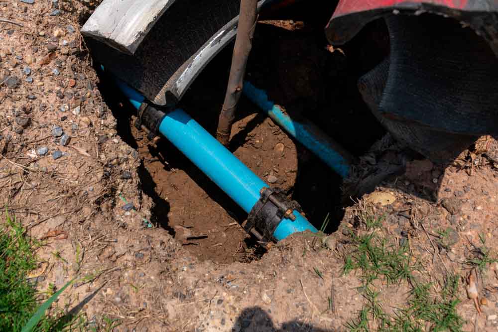 trenchless operations in progress