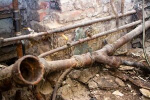 a pipe belly or sag